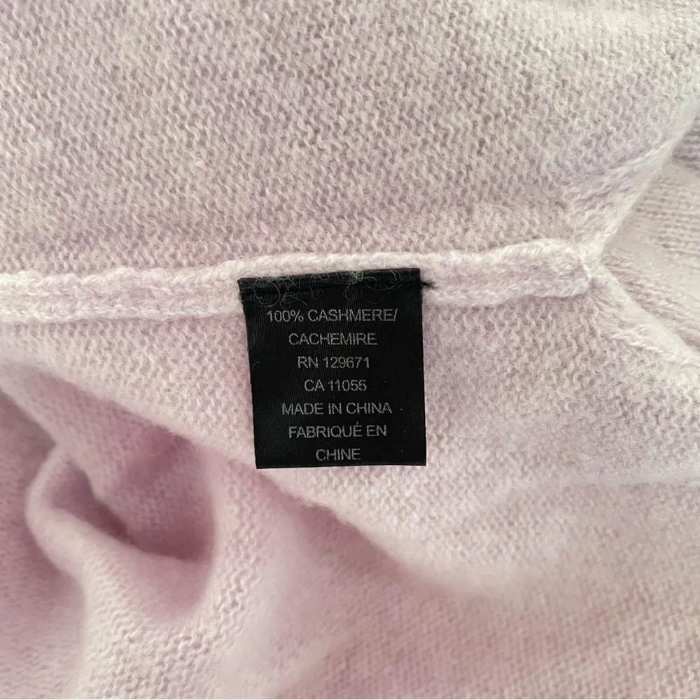 Cashmere lilac Crew Neck Sweater - Picture 4 of 7